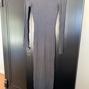 Elegant Black Long Sleeve Dress